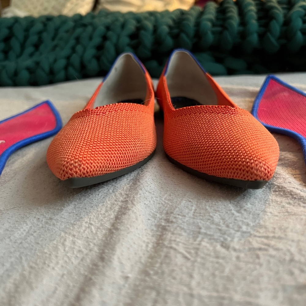 Euc Size 7 Rothy’s Persimmon Point - image 6